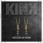 KINK – GOLD THIN NIPPLE CLAMPS WITH 3 BLACK GLASS BEADS 7 CM BDSM Gear & Accessories | SEX Shop Ireland 13