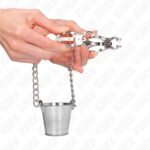 KINK – NIPPLE CLAMPS WITH A BUCKET SILVER BDSM Gear & Accessories | SEX Shop Ireland 12