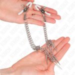 KINK – NIPPLE CLAMPS WITH SPIKES CHAINS 30 CM BDSM Gear & Accessories | SEX Shop Ireland 11