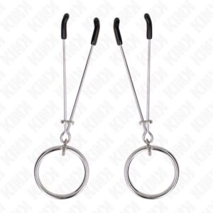 KINK – THIN NIPPLE CLAMPS WITH O-RING 7 CM BDSM Gear & Accessories | SEX Shop Ireland