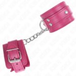 KINK – 3 D-RING WRIST RESTRAINTS ADJUSTABLE PINK 17.5-25 CM X 6 CM Fetish / Bondage | SEX Shop Ireland 9
