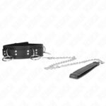 KINK – 3 RING SLAVERY NECKLACE WITH STRAP 80 CM 53 X 5 CM BDSM Collars | SEX Shop Ireland 12