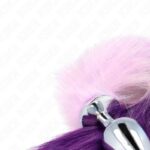 KINK – ANAL PLUG SIZE L 10 X 4 CM WITH SYNTHETIC TAIL 40 CM PURPLE Butt Plugs | SEX Shop Ireland 11