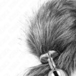 KINK – ANAL PLUG SIZE M 8 X 3.5 CM WITH SYNTHETIC TAIL 40 CM GREY Butt Plugs | SEX Shop Ireland 11