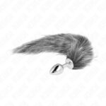 KINK – ANAL PLUG SIZE S 7 X 3 CM WITH SYNTHETIC TAIL 40 CM GREY Butt Plugs | SEX Shop Ireland 8