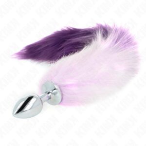 KINK – ANAL PLUG SIZE S 7 X 3 CM WITH SYNTHETIC TAIL 40 CM PURPLE Butt Plugs | SEX Shop Ireland 3