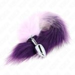 KINK – ANAL PLUG SIZE S 7 X 3 CM WITH SYNTHETIC TAIL 40 CM PURPLE Butt Plugs | SEX Shop Ireland 10