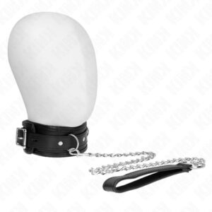 KINK – BASIC MODEL COLLAR WITH LEASH 65 CM MODEL 1 53 X 6 CM BDSM Collars | SEX Shop Ireland