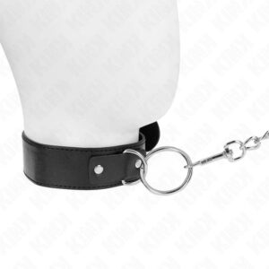 KINK – BASIC MODEL COLLAR WITH LEASH MODEL 4 ADJUSTABLE 36-43 CM BDSM Collars | SEX Shop Ireland 3
