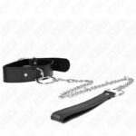 KINK – BASIC MODEL COLLAR WITH LEASH MODEL 4 ADJUSTABLE 36-43 CM BDSM Collars | SEX Shop Ireland 12