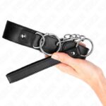 KINK – BASIC MODEL COLLAR WITH LEASH MODEL 4 ADJUSTABLE 36-43 CM BDSM Collars | SEX Shop Ireland 13