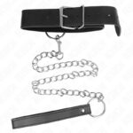KINK – BASIC MODEL COLLAR WITH LEASH MODEL 4 ADJUSTABLE 36-43 CM BDSM Collars | SEX Shop Ireland 14