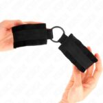 KINK – BEGINNER FUR HAND CUFFS 25 CM WITH O-RING 4 CM BLACK ADJUSTABLE 15-25 CM Fetish / Bondage | SEX Shop Ireland 10