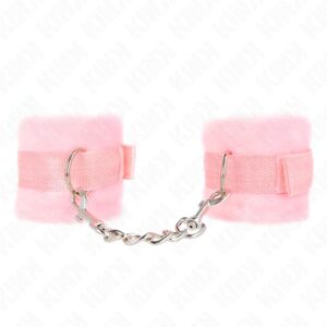KINK – BEGINNER FUR HAND CUFFS PINK 30 X 7 CM Fetish / Bondage | SEX Shop Ireland