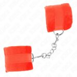 KINK – BEGINNER FUR HAND CUFFS RED 30 X 7 CM Fetish / Bondage | SEX Shop Ireland 9