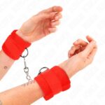 KINK – BEGINNER FUR HAND CUFFS RED 30 X 7 CM Fetish / Bondage | SEX Shop Ireland 11