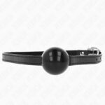 KINK – BLACK SINGLE SOLID BALL 4 CM GAG 65 x 1.5 CM BDSM Gags | SEX Shop Ireland 8