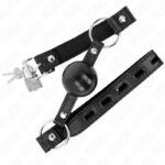 KINK – BLACK TPE BALL 4 CM GAG 60 x 2 CM BDSM Gags | SEX Shop Ireland 9
