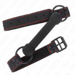 KINK – BONE GAG WITH LEATHERETTE STRAP BLACK ADJUSTABLE 41-57 CM BDSM Gags | SEX Shop Ireland 9