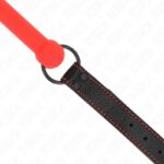 KINK – BONE GAG WITH LEATHERETTE STRAP RED ADJUSTABLE 41-57 CM BDSM Gags | SEX Shop Ireland 11