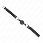 KINK – BREATHABLE BALL 4 CM GAG WITH DOUBLE RIVET MODEL 1 BLACK 62.5 x 2.5 CM ADJUSTABLE 42-58 CM BDSM Gags | SEX Shop Ireland 10