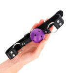 KINK – BREATHABLE BALL 4 CM GAG WITH DOUBLE RIVET PURPLE 62.5 x 2.5 CM ADJUSTABLE 42-58 CM BDSM Gags | SEX Shop Ireland 10