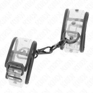 KINK – CLEAR WRIST CUFFS ADJUSTABLE 18-30 CM X 5.5 CM Fetish / Bondage | SEX Shop Ireland 3
