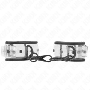 KINK – CLEAR WRIST CUFFS ADJUSTABLE 18-30 CM X 5.5 CM Fetish / Bondage | SEX Shop Ireland