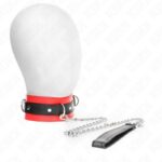 KINK – COLLAR WITH BELT 65 CM WITH STRAP RED 54 X 4.5 CM BDSM Collars | SEX Shop Ireland 10