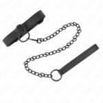 KINK – COLLAR WITH DARK LEASH 65 CM ADJUSTABLE 37-54 CM X 3 CM BDSM Collars | SEX Shop Ireland 11