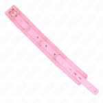 KINK – COLLAR WITH LEASH 65 CM WITH RESTRICTIONS PINK 36-42 CM X 5.5 CM BDSM Collars | SEXstore.ie 13