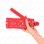 KINK – COLLAR WITH LEASH 65 CM WITH RESTRICTIONS RED 36-42 CM X 5.5 CM BDSM Collars | SEX Shop Ireland 13