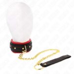 KINK – COLLAR WITH PLAIN FABRIC LEASH ADJUSTABLE 33-48 CM X 5.7 CM BDSM Collars | SEX Shop Ireland 10