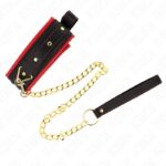 KINK – COLLAR WITH PLAIN FABRIC LEASH ADJUSTABLE 33-48 CM X 5.7 CM BDSM Collars | SEX Shop Ireland 12