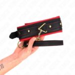 KINK – COLLAR WITH PLAIN FABRIC LEASH ADJUSTABLE 33-48 CM X 5.7 CM BDSM Collars | SEX Shop Ireland 13