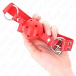 KINK – COMPLETE RED HOLLOW HARD BALL GAG 62 x 2 CM BDSM Gags | SEX Shop Ireland 11