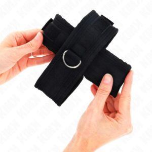 KINK – CROSS CUFFS BLACK 34 X 5.5 CM Fetish / Bondage | SEX Shop Ireland