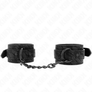 KINK – DARK LACE COVERED WRIST CUFFS ADJUSTABLE BLACK 19-26 CM Fetish / Bondage | SEX Shop Ireland