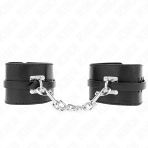 KINK – DELUXE LOCKING WRIST RESTRAINTS BLACK ADJUSTABLE 14.5-21 CM X 6 CM Fetish / Bondage | SEX Shop Ireland