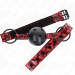 KINK – DIAMOND PATTERN BALL 4.5 CM GAG MODEL 2 64.5 CM ADJUSTABLE 42-60 CM BDSM Gags | SEX Shop Ireland 9