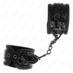 KINK – DIAMOND PATTERN WRIST RESTRAINTS BLACK ADJUSTABLE 17-26 CM X 5.5 CM Fetish / Bondage | SEX Shop Ireland 9