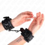 KINK – DIAMOND PATTERN WRIST RESTRAINTS BLACK ADJUSTABLE 17-26 CM X 5.5 CM Fetish / Bondage | SEX Shop Ireland 11
