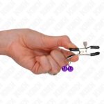 KINK – DOUBLE BELL NIPPLE CLAMP PURPLE 6 CM BDSM Gear & Accessories | SEX Shop Ireland 12