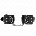 KINK – DOUBLE BUCKLE WRIST RESTRAINTS BLACK ADJUSTABLE 19-26 CM Fetish / Bondage | SEX Shop Ireland 8