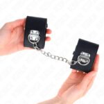 KINK – FIXED WRIST RESTRAINTS WITH CHAIN 30 CM AND PADLOCK CLOSURE BLACK ADJUSTABLE 16-23 CM X 5.5 CM Fetish / Bondage | SEX Shop Ireland 10