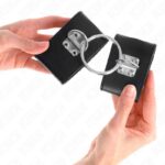 KINK – FIXED WRIST RESTRAINTS WITH RING AND PADLOCK CLOSURE BLACK ADJUSTABLE 16-23 CM X 5.5 CM Fetish / Bondage | SEX Shop Ireland 10