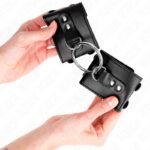 KINK – FIXED WRIST RESTRAINTS WITH RING AND STUDS ADJUSTABLE BLACK 17-22 CM X 6.5 CM Fetish / Bondage | SEX Shop Ireland 10