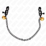 KINK – FLAT CHAIN NIPPLE CLAMPS AND BELL SILVER 30 CM BDSM Gear & Accessories | SEX Shop Ireland 9