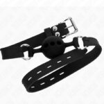 KINK – FULL SILICONE GAG 55 x 2 CM WITH 4 CM BALL SIZE S BLACK ADJUSTABLE 35-51 CM BDSM Gags | SEX Shop Ireland 10
