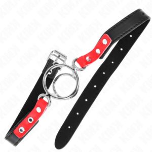 KINK – GAG WITH MULTIPLE O-RINGS 4 / 4.8 CM RED 38 X 56 CM BDSM Gags | SEX Shop Ireland 3